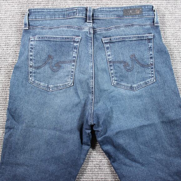 AG Adriano Goldschmied Jeans Womens 31 Blue Mari High Rise Straight - Picture 8 of 11
